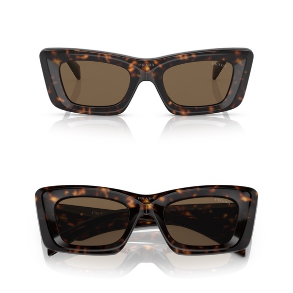 Prada Symbole Sunglasses SPR 13Z Tortoise Like New - Picture 2 of 5